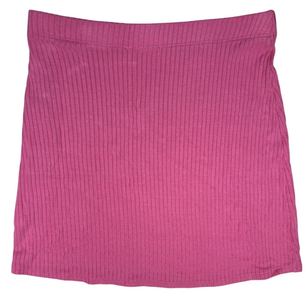 Reformation Ribbed Knit Mini Skirt - Picture 3 of 9